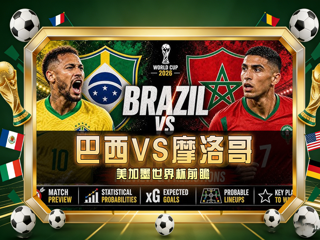 🔥 五星巴西迎战摩洛哥！